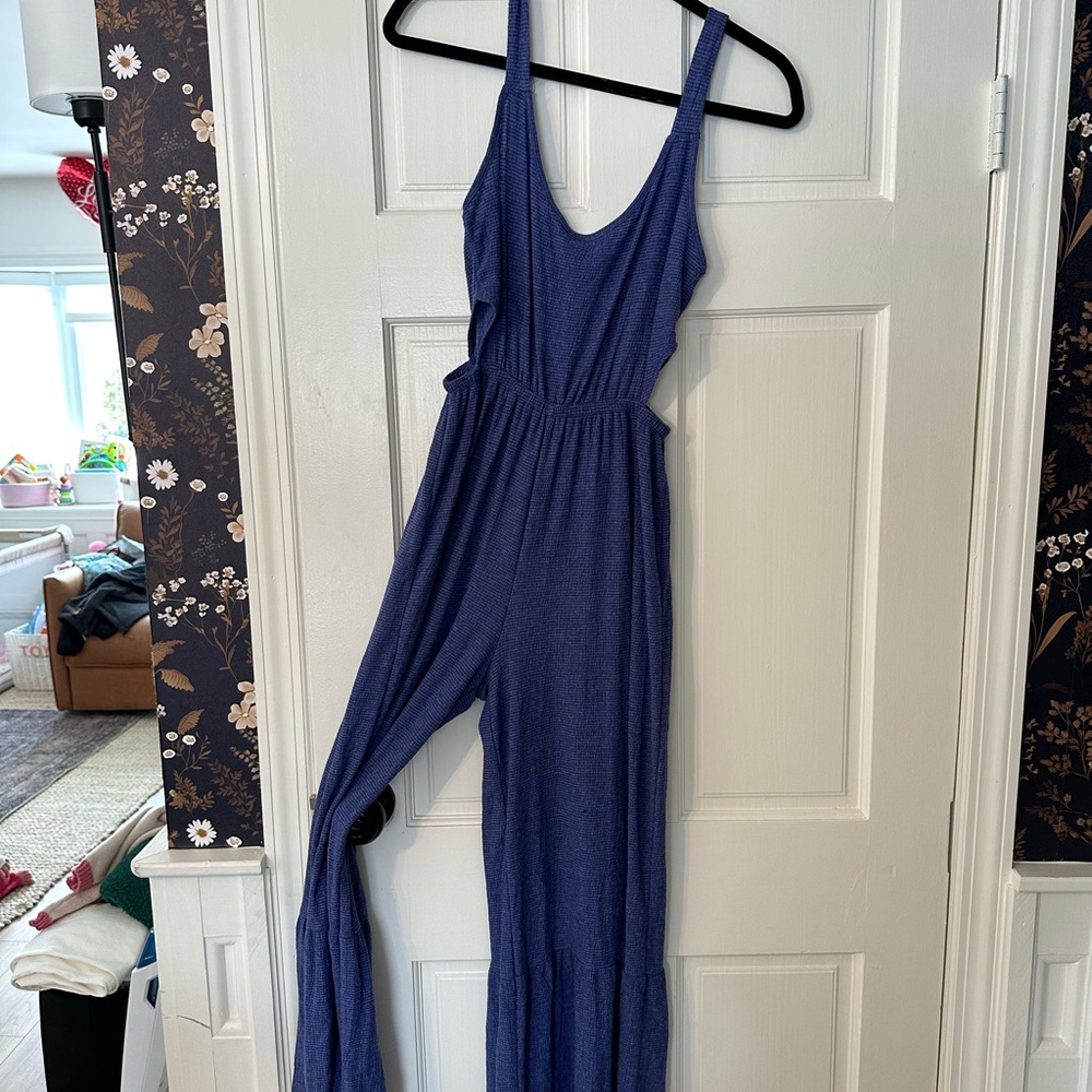 Elegant Blue Jumpsuit